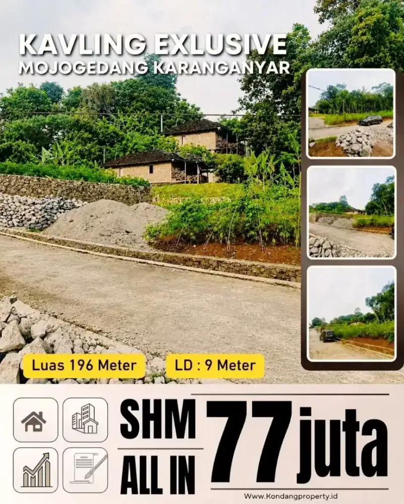 Dijual murah lokasi mojogedang