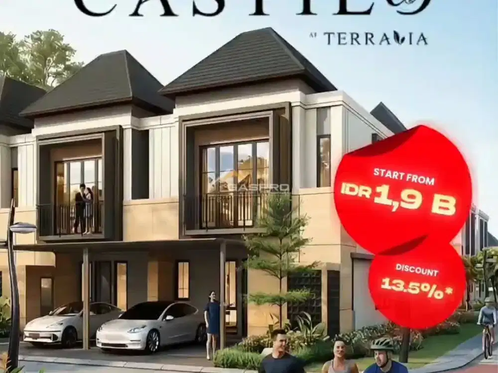 Castilo At Terravia BSD City Harga TERLARIS Posisi Strategis Free DP 10%