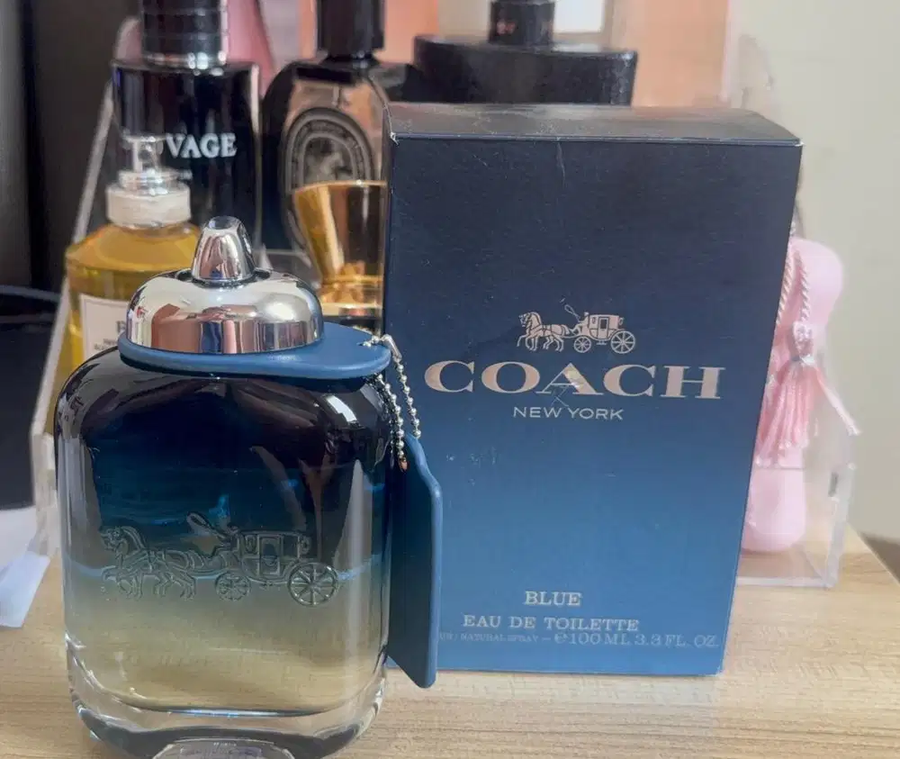 PRELOVED 100% ORIGINAL WITH BOX COACH BLUE EAU DE PARFUM PERFUME EDP