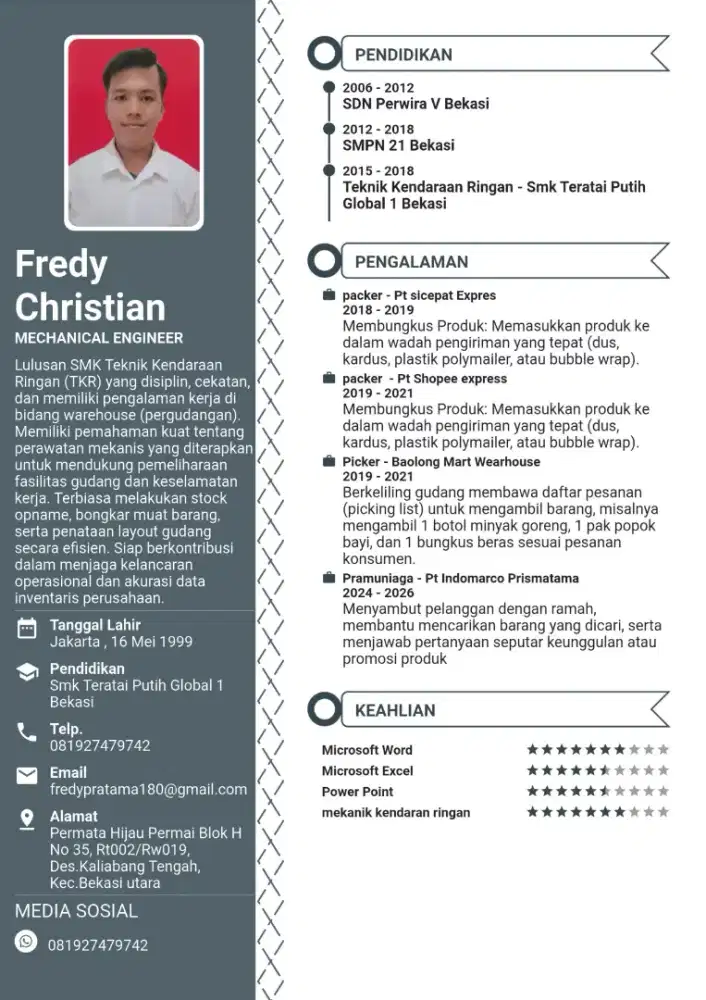 Info lowongan pekerjaan