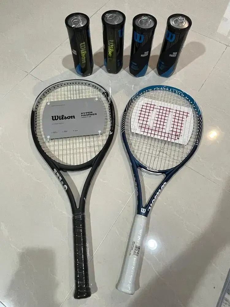 1 paket (raket tenis wilson hyper hammer legacy