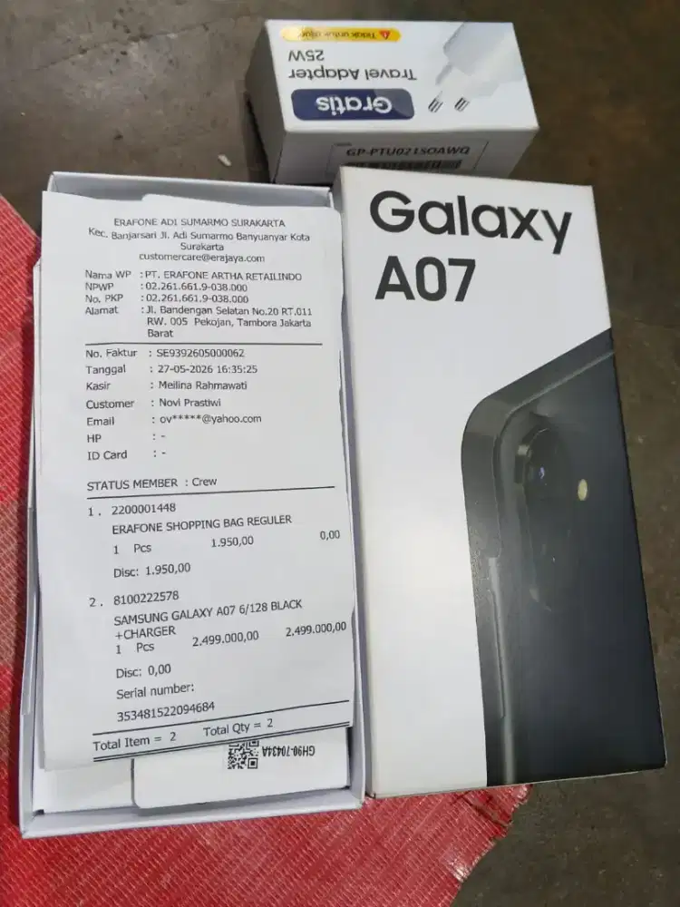 Jual Samsung A07 6/128