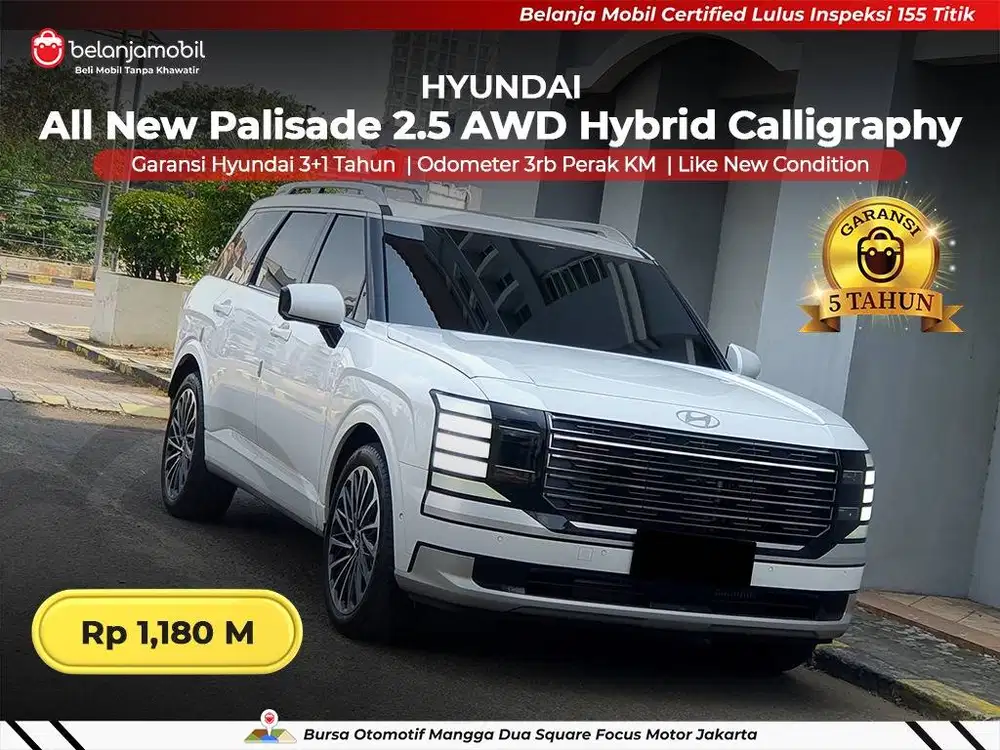 [ LOW KM 3RB ] Hyundai Palisade AWD Hybrid HEV Calligraphy 2026 2025