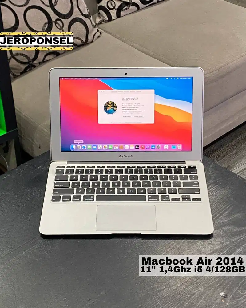 MACBOOK AIR 2014 11” 128GB MULUS ORIGINAL GARANSI
