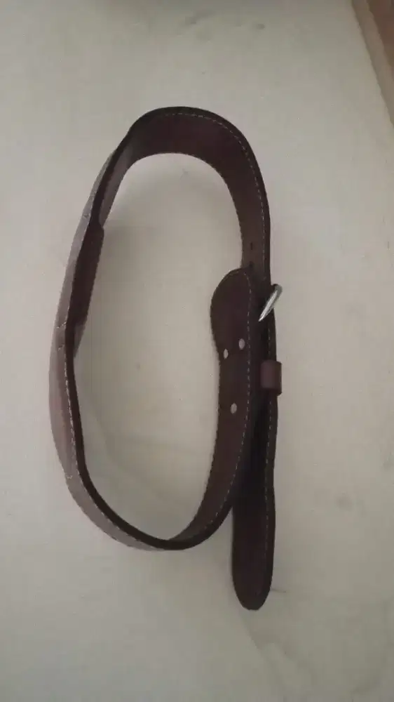 Belt deadlift leather