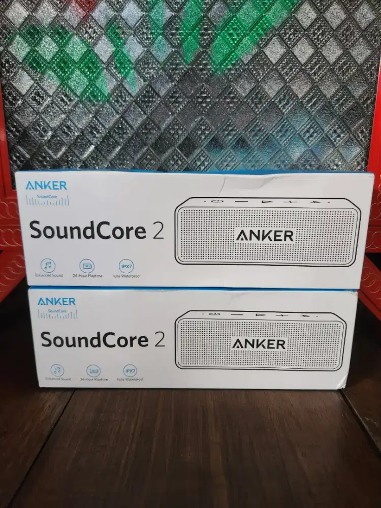Speaker Anker Soundcore 2 Black/Blue New Version Bt 6.0 (Baru)