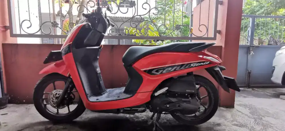 Honda Genio CBS tahun 2019 merah merona