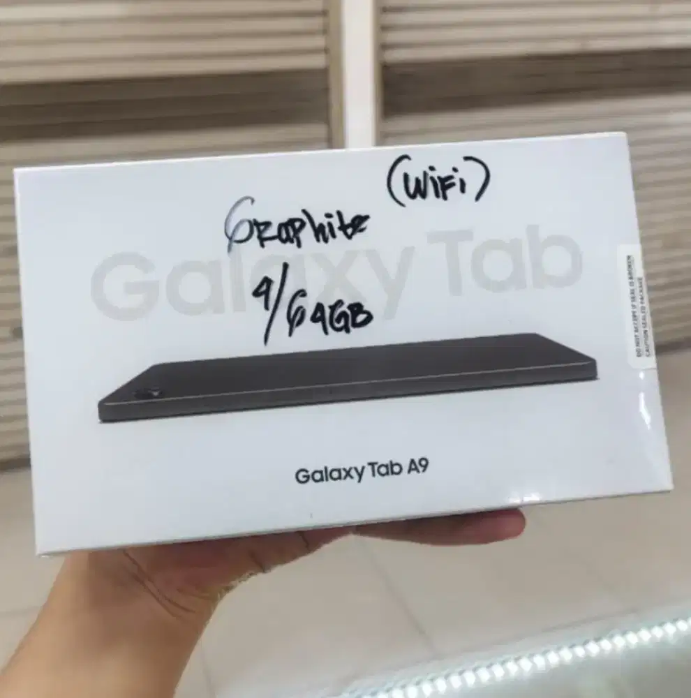 Samsung Galaxy Tab A9 WiFi Only 4GB+64GB Graphite BNIB Resmi SEIN