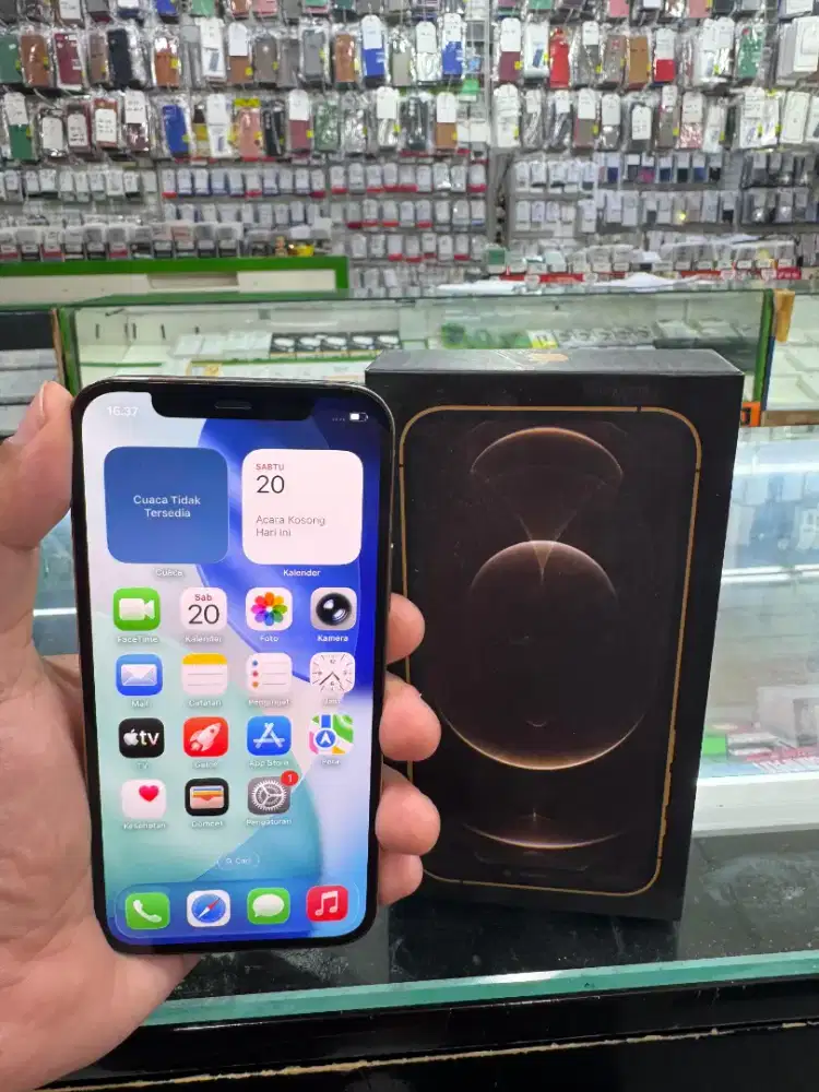 Dijual Iphone 12 pro 128 inter all operator BH 81% fullset