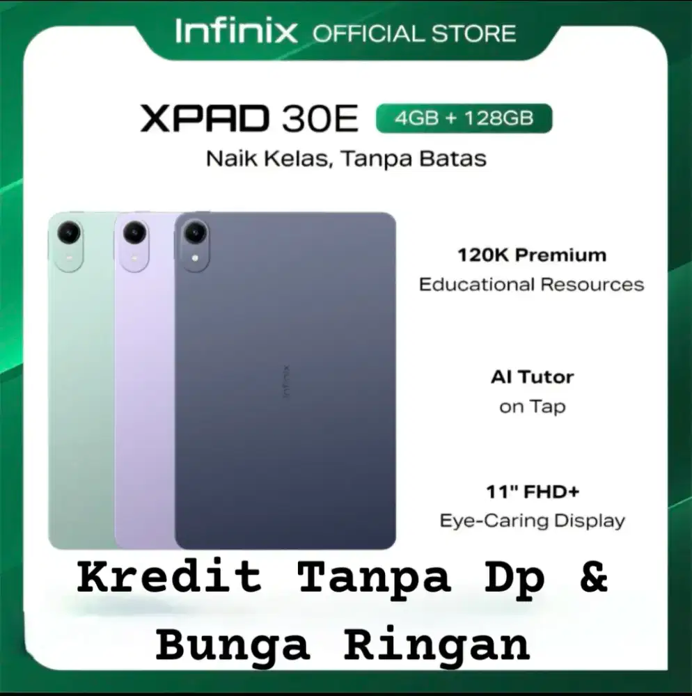 Infinix Xpad 30E 128Gb Kredit Tanpa Dp