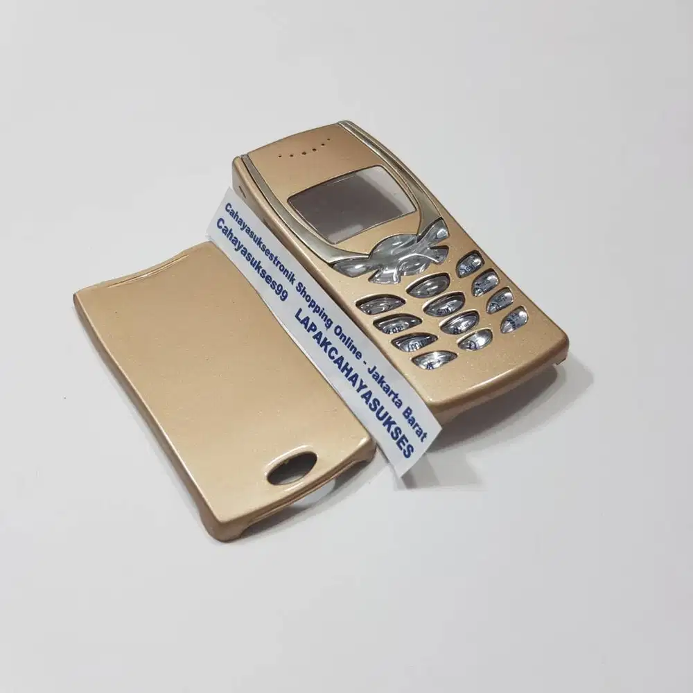 Casing Nokia 8250 Gold Housing Handphone Vintage Case Cover HP Jadul