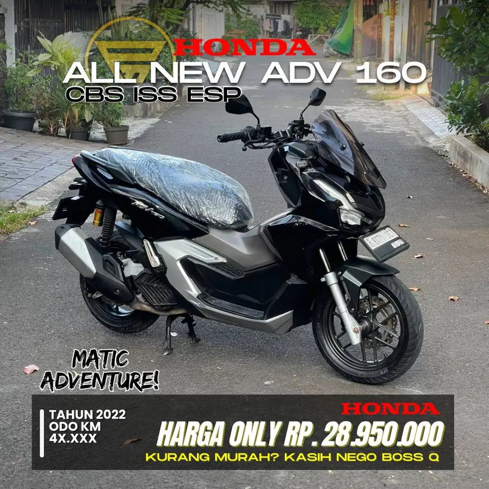 CREDIT DP MULAI 2.1 JUTA !!! HONDA ALL NEW ADV 160 CBS 2022