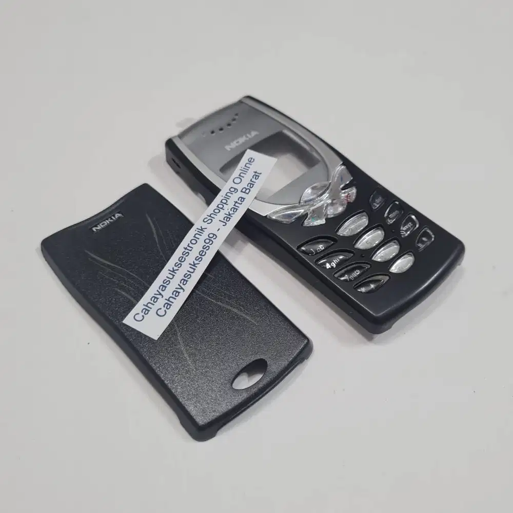 Casing Nokia 8250 Black Housing Handphone Vintage Case Cover HP Jadul