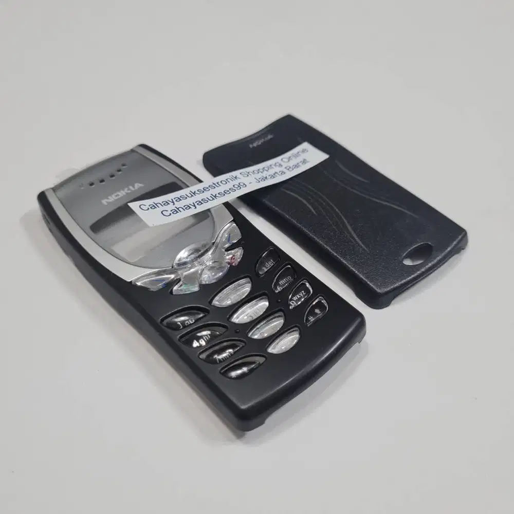 Casing Nokia 8250 Black Housing Handphone Vintage Case Cover HP Jadul