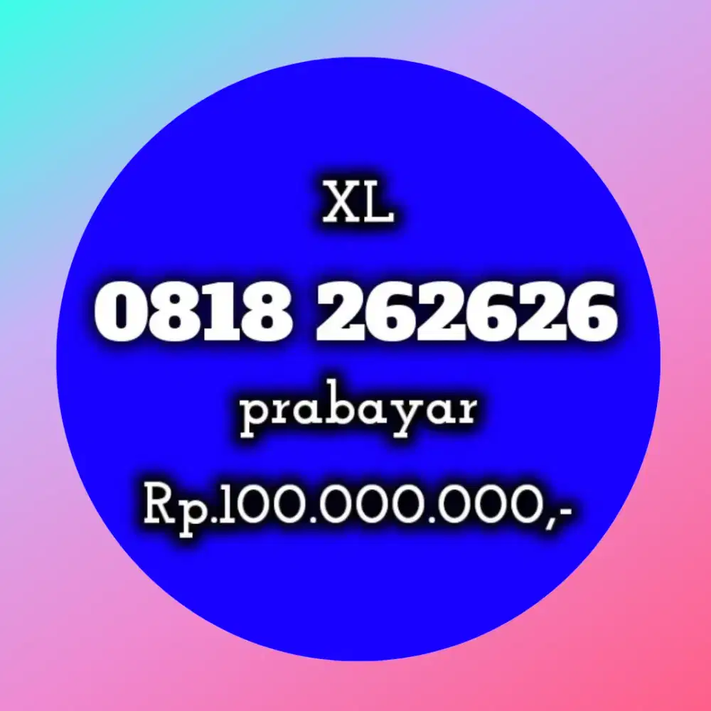 NOMOR CANTIK XL 262626