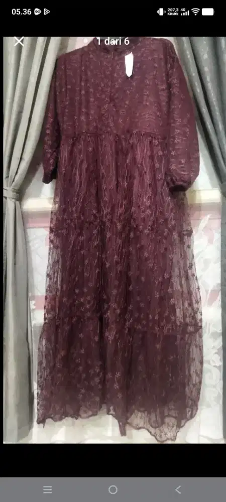 Gamis brukat mewah
