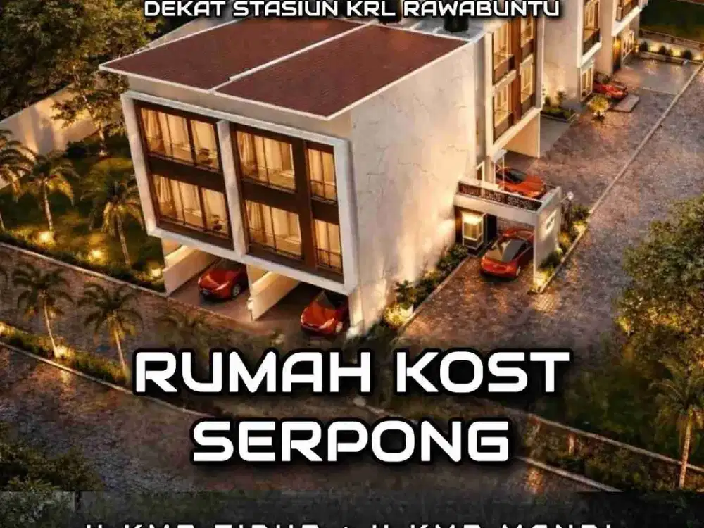 Jual Rumah Kost Full Furnished Dekat Kampus UNPAM 2