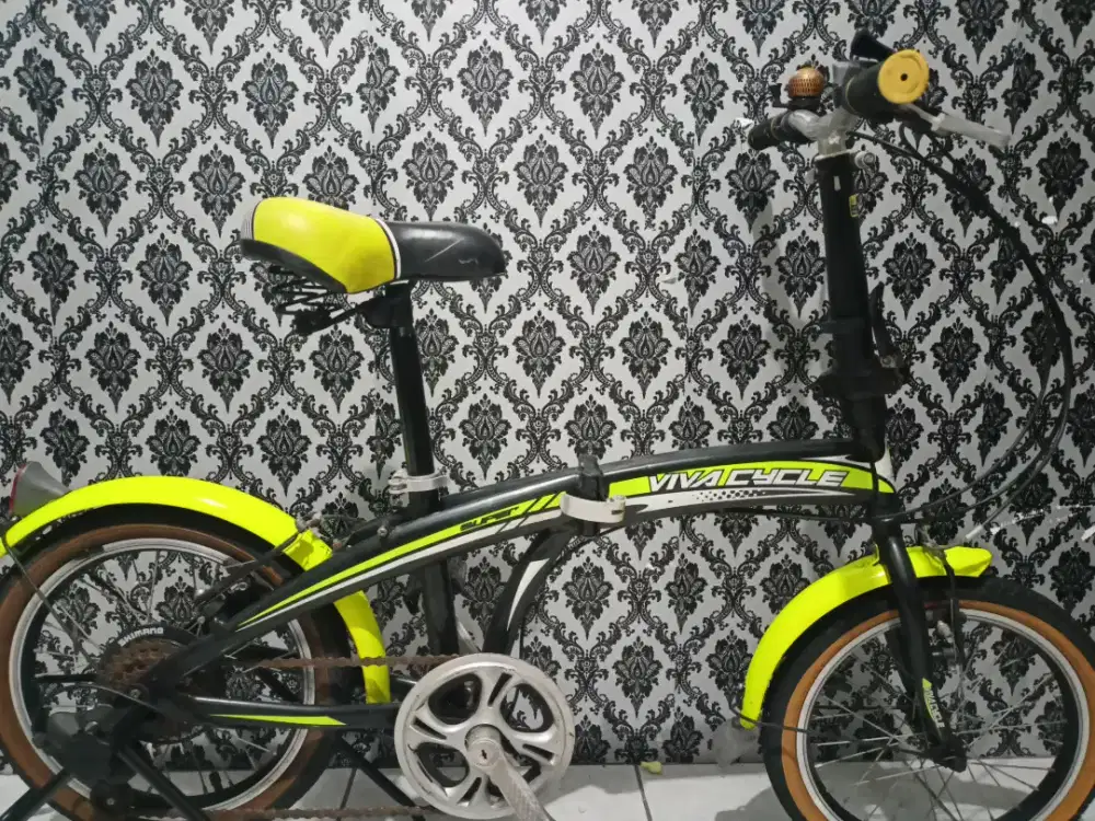 Dijual sepeda lipat 16 anak original bagus