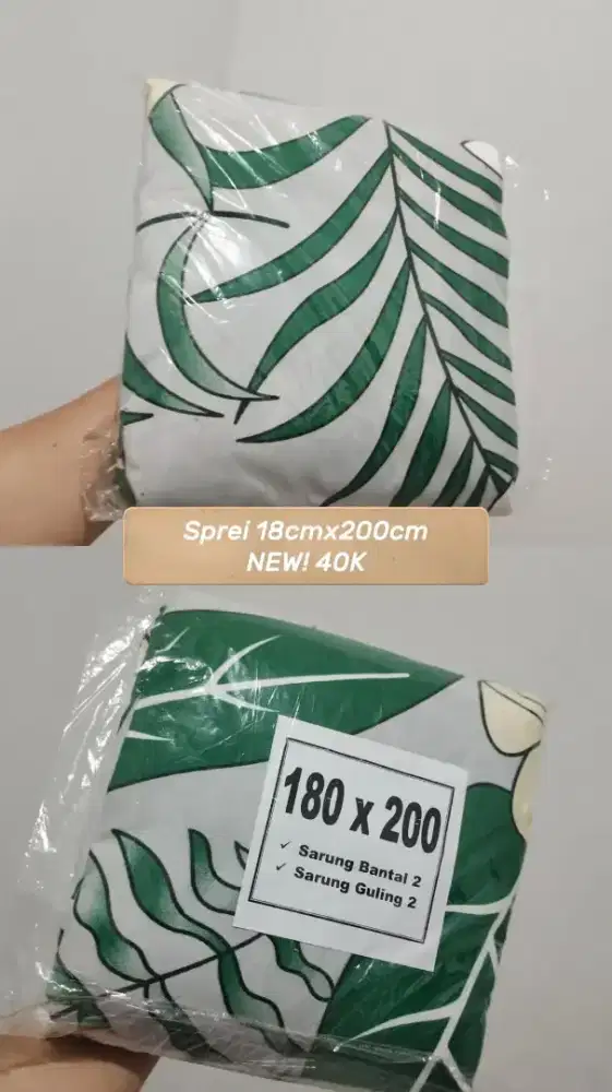 Sprei dan bed cover Baru