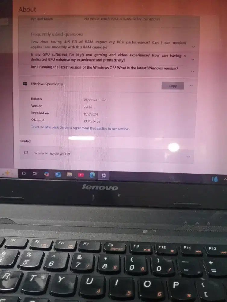 Leptop Lenovo B490