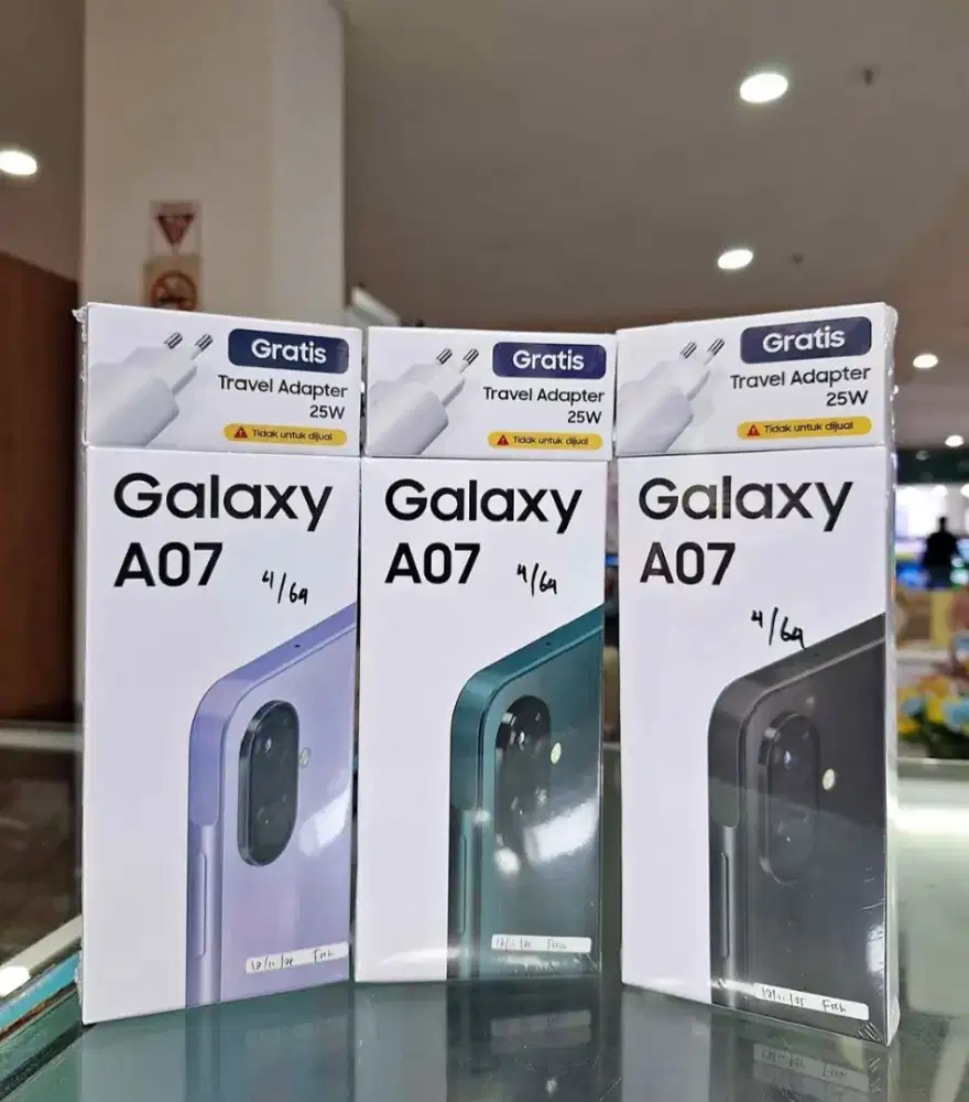 Samsung Galaxy A07 4/64 Segel, New, Resmi