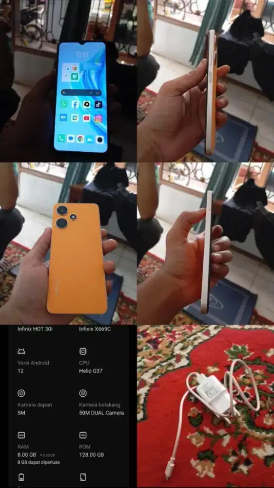 Infinix hot 30i 8+8/128