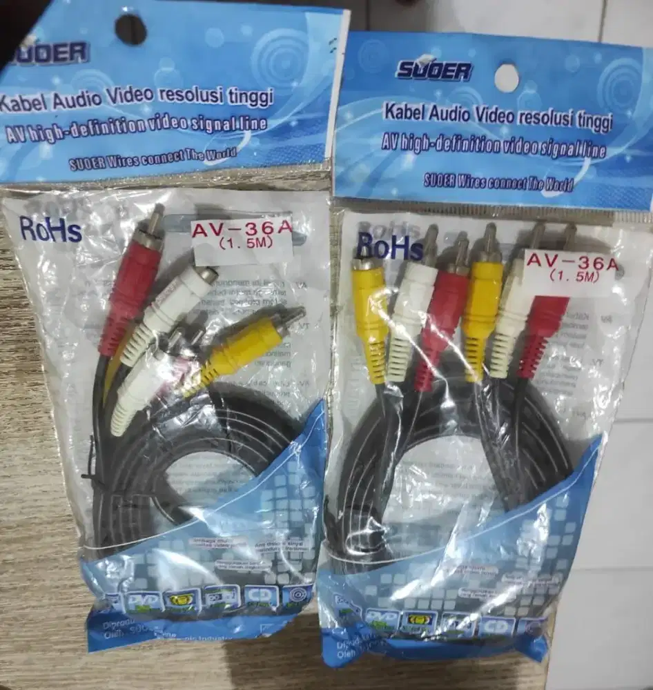 Kabel AV to AV kondisi baru