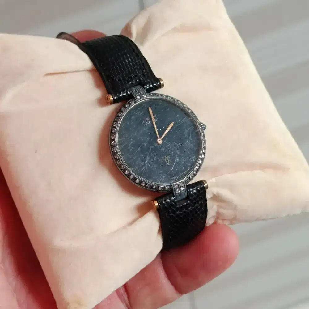 KONDISI RUSAK JAM TANGAN MUST DE CARTIER ORIGINAL SWISS MADE