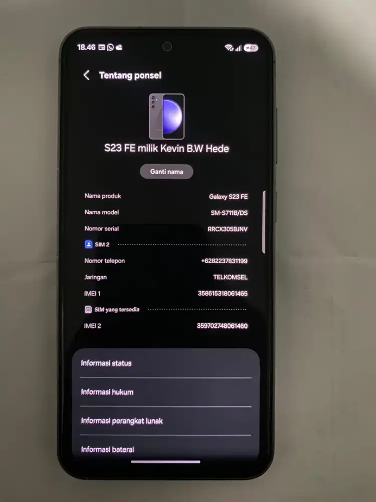 HP Samsung Galaxy S23 FE 8/256 GB
