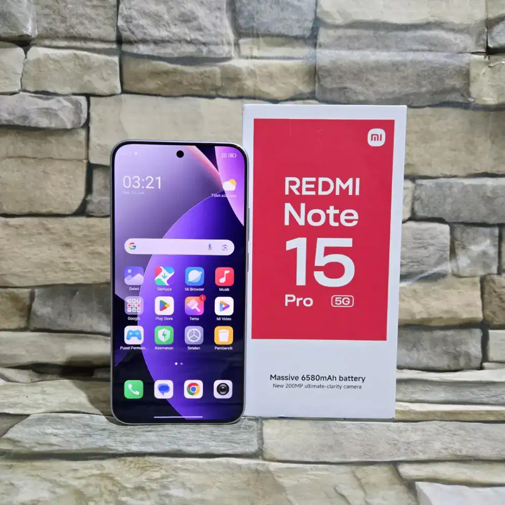 Xiaomi redmi note 15 Pro 5G 8/256 fullset segel mulus 98% siap pakai