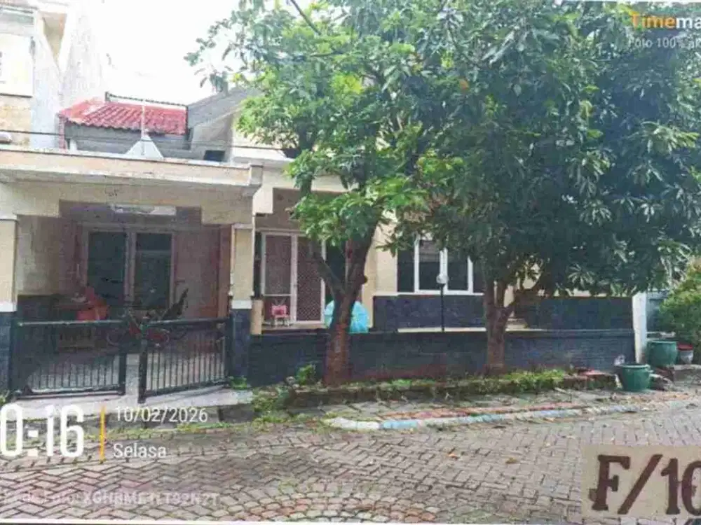 Dijual via lelang rumah lidah harapan Vll blok F10 Surabaya