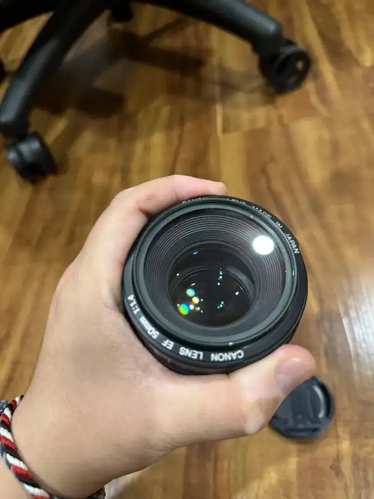 Lensa canon 50mm 1.4 barang koleksian