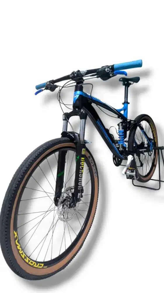 Sepeda MTB fullsus 27,5 alloy empuk enteng