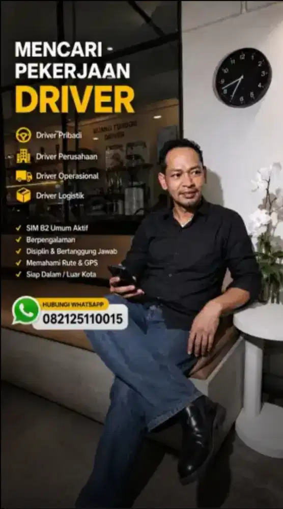 Mencari pekerjaan sebagai driver SIM B2umum