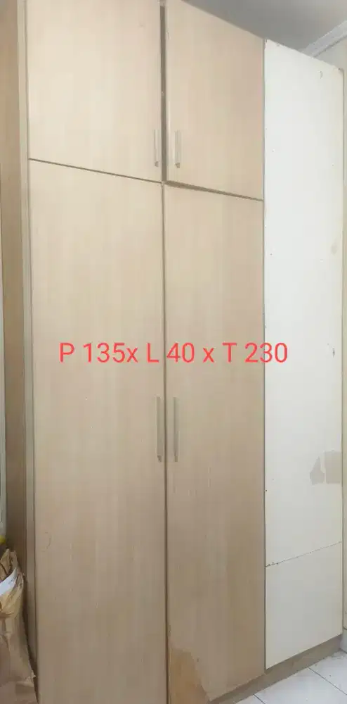 Lemari triplek asli