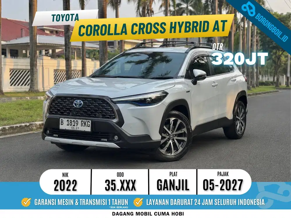 Toyota Corolla Cross Hybrid A/T 2022 Platinum White Pearl