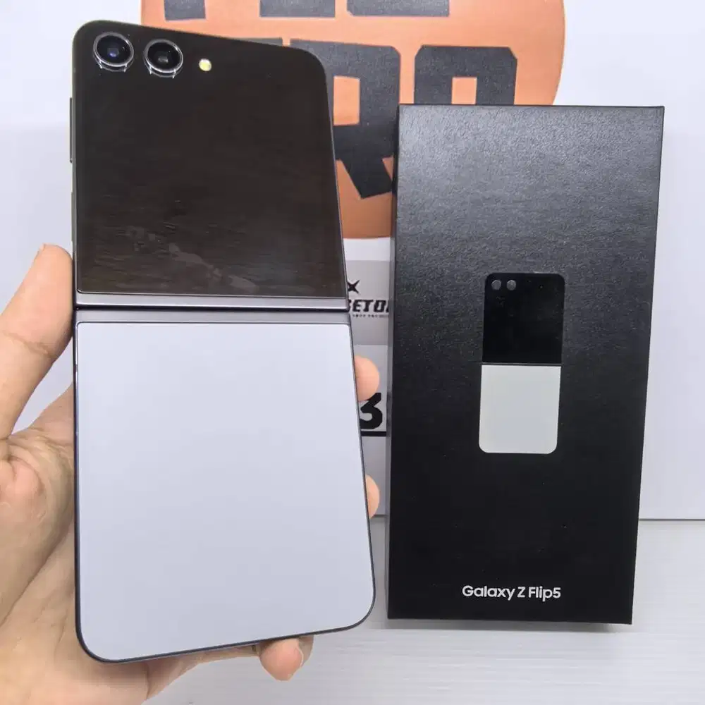 Exclusive GRAY Samsung Z Flip 5 8/512gb Mulus FULLSET No Minus