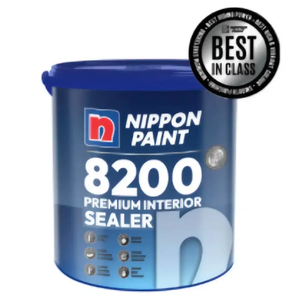 Nippon paint 8200 premium interior sealer ukuran 2,5 liter