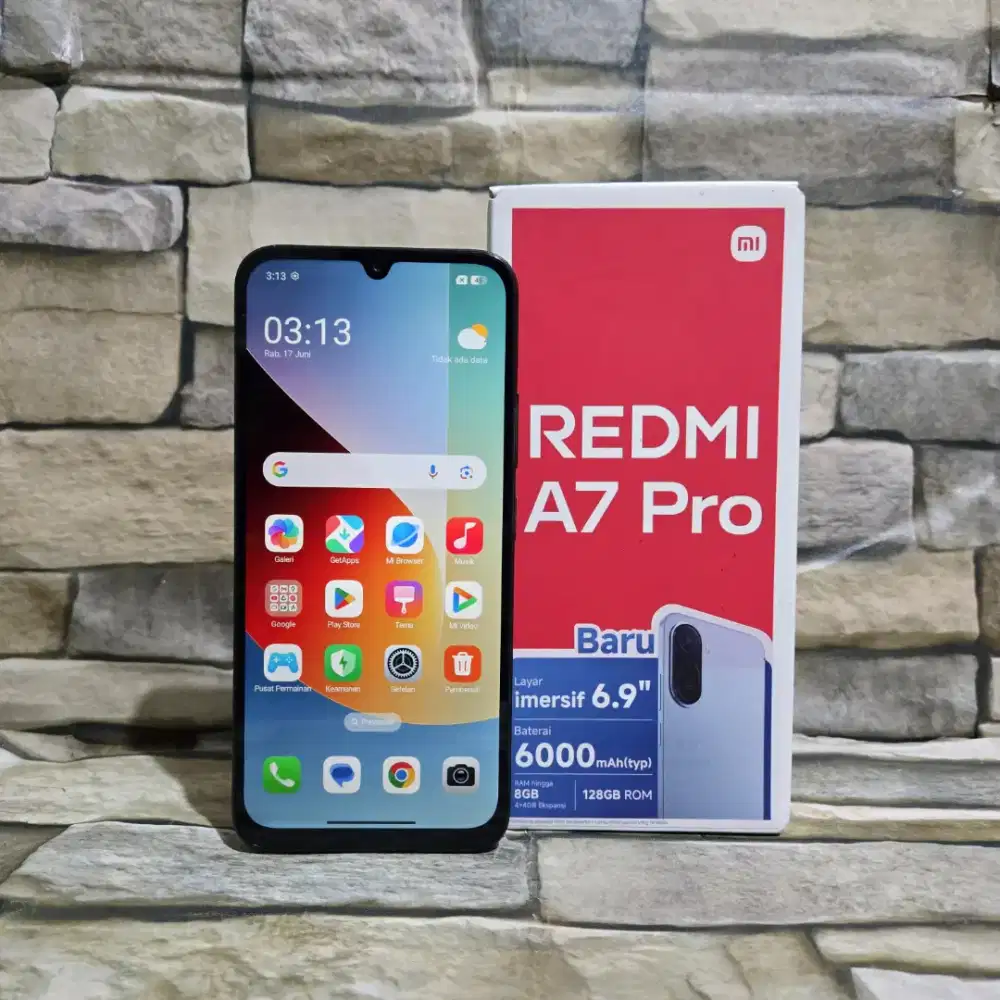 Xiaomi redmi A7 Pro 4G 4/128 fullset segel mulus 98% siap pakai