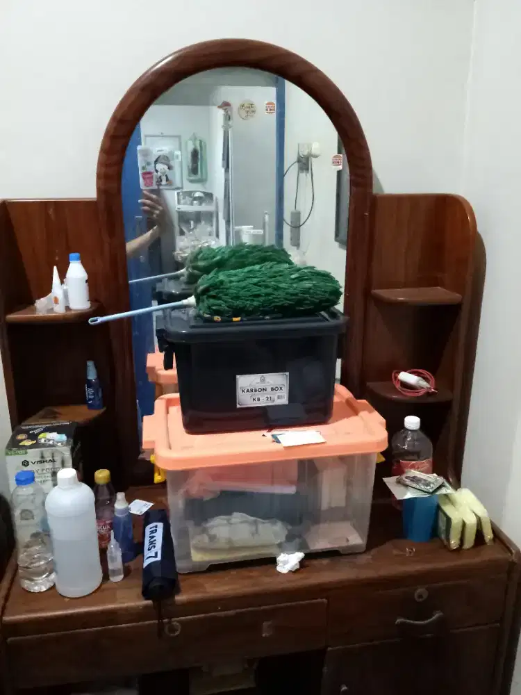 meja rias jati paten