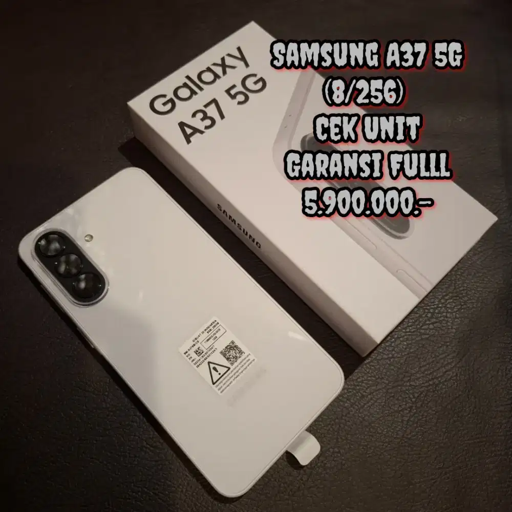 Samsung A37 5G (8/256) Cek Unit
