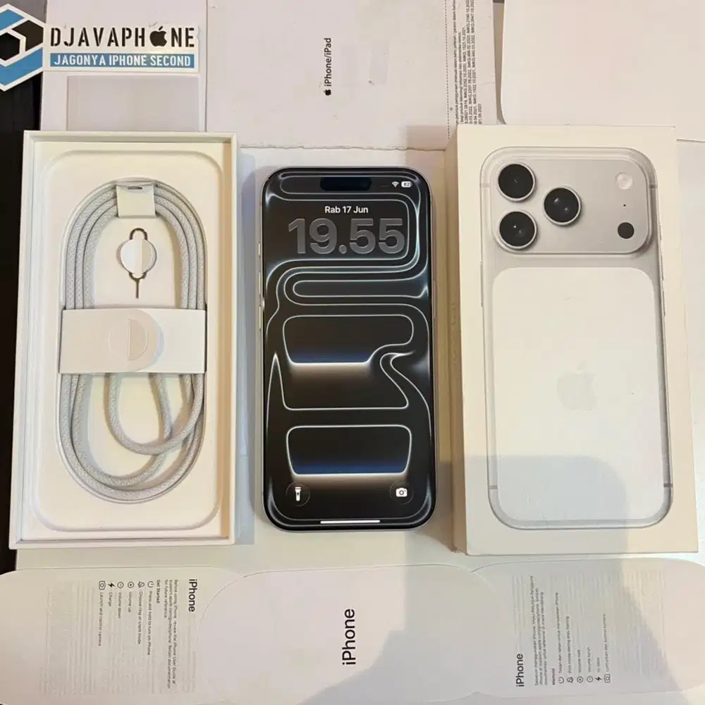 iPhone 17 Pro Silver 256GB BH 100% Garansi Resmi iBox 20 Mei 2027