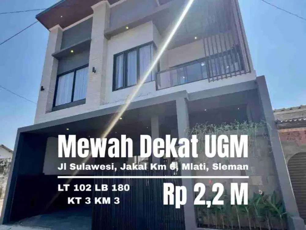 Rumah baru Mewah dekat UGM Jakal km 6