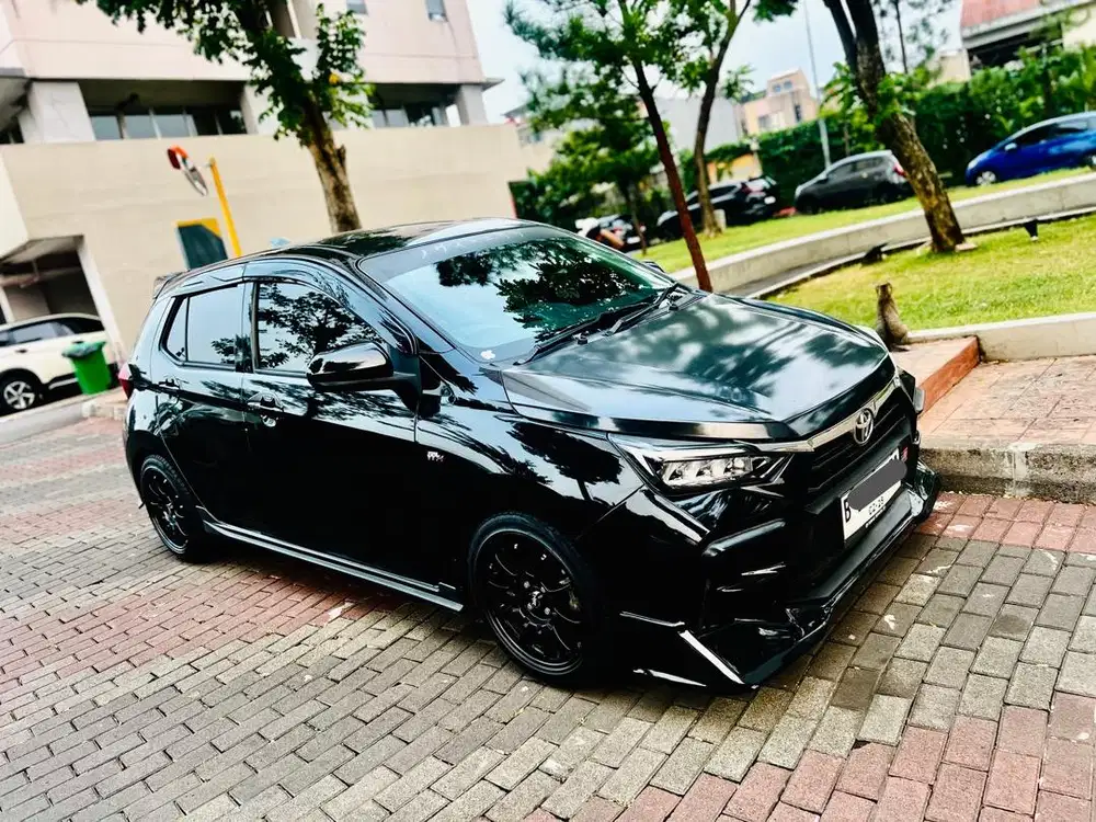 Toyota Agya Hitam 1.2 G CVT AT 2024 Km 14rb Pajak Feb 2027