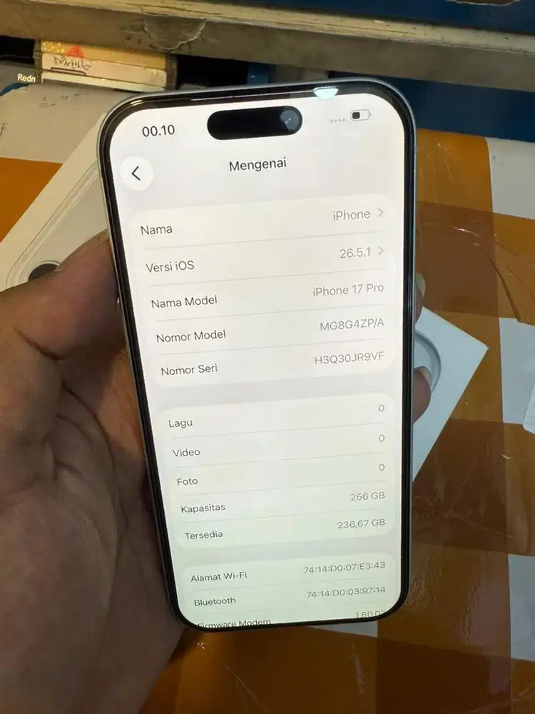 Iphone 17 pro 256 unit malaysia