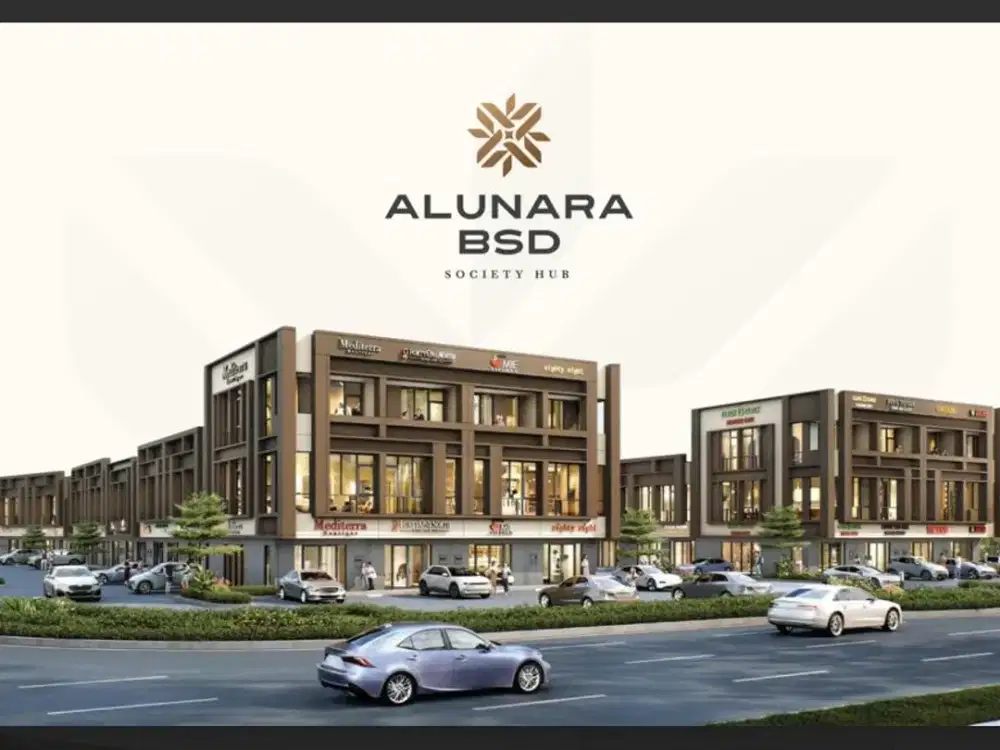 Dijual Ruko Alunara Society Hub BSD 2 Lantai, Kawasan Komersial Terbesar BSD Timur
