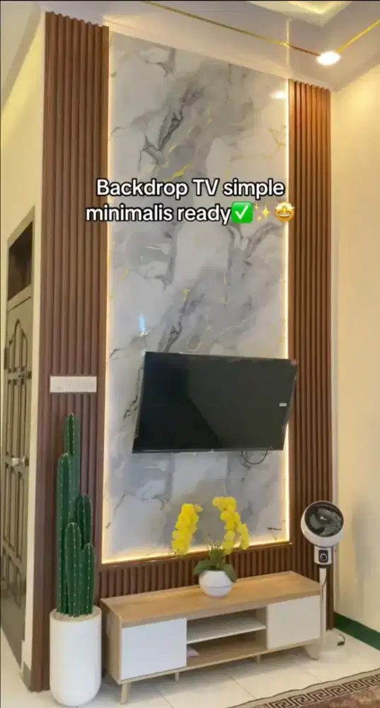 Wpc Panel Kombinasi UV Board Marble