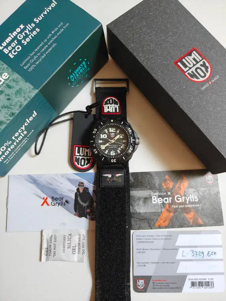 Luminox sentry carbon case 0200 Original bekas sangat bagus full set