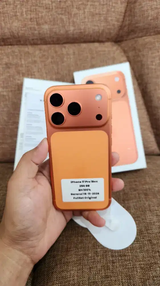 iPhone 17 pro 256GB Resmi iBox Fullset Original