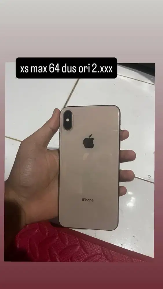 iPhone XS Max 64gb Terdaftar Kemenperin